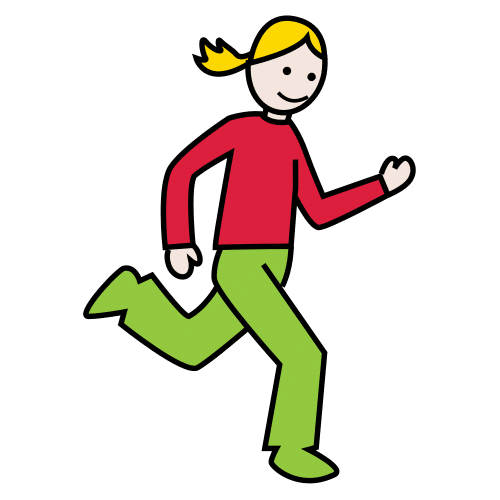 Pictograma de correr