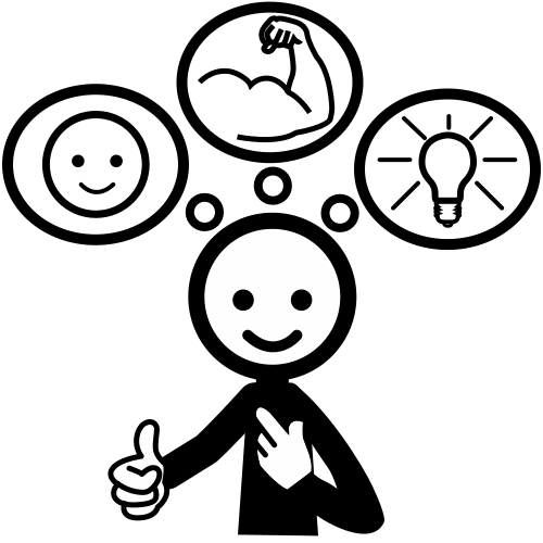 Pictograma de autoestima