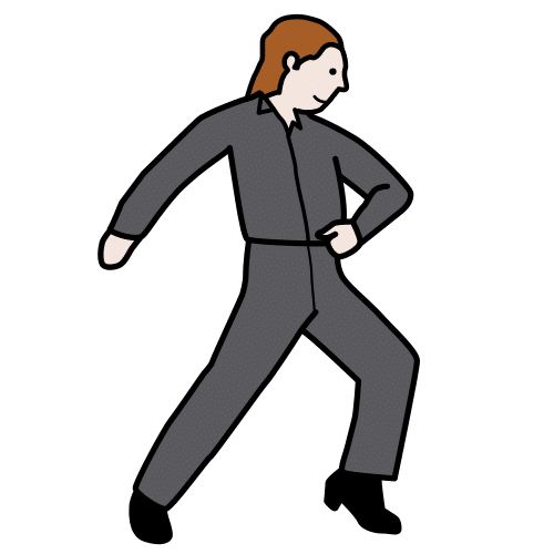 Pictograma de bailador