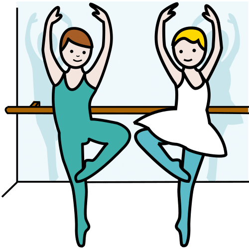 Pictograma de ballet