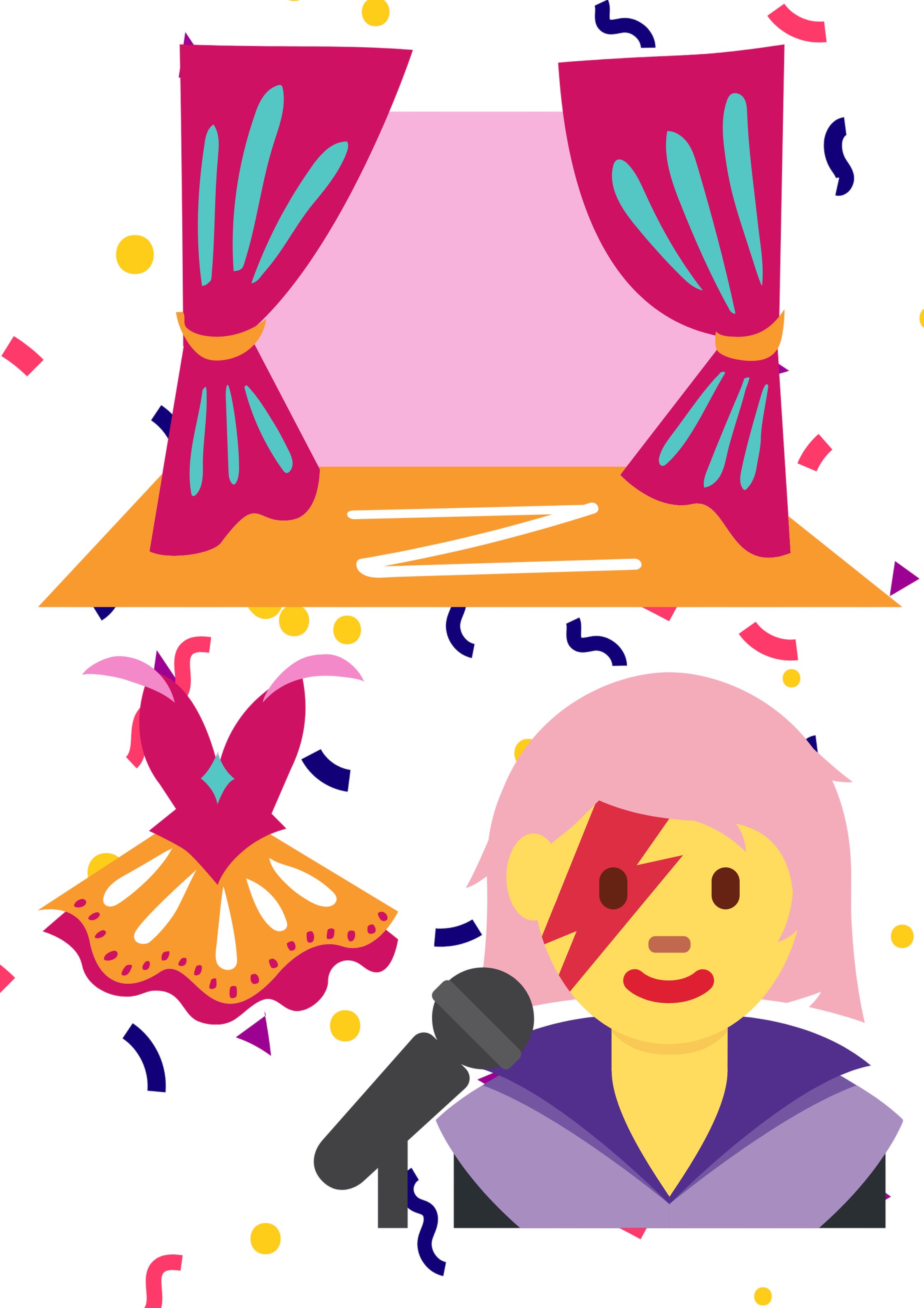 Decorados para a actuación