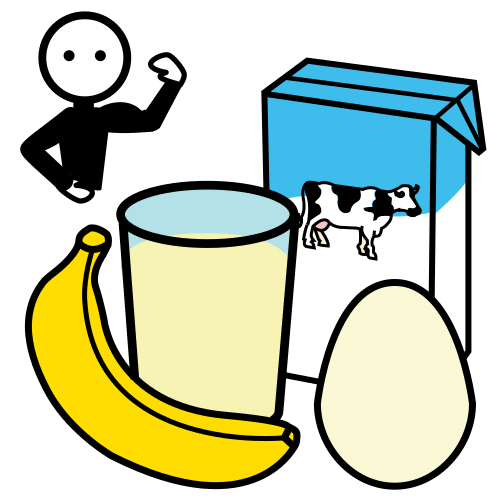 Pictograma batido proteico