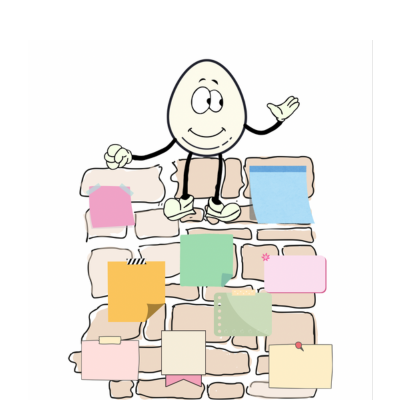 Humpty Dumpty enriba do muro