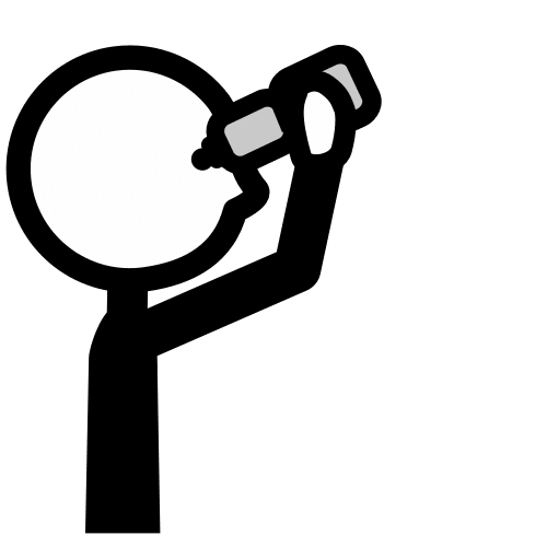 Persoa observando por uns anteollos.