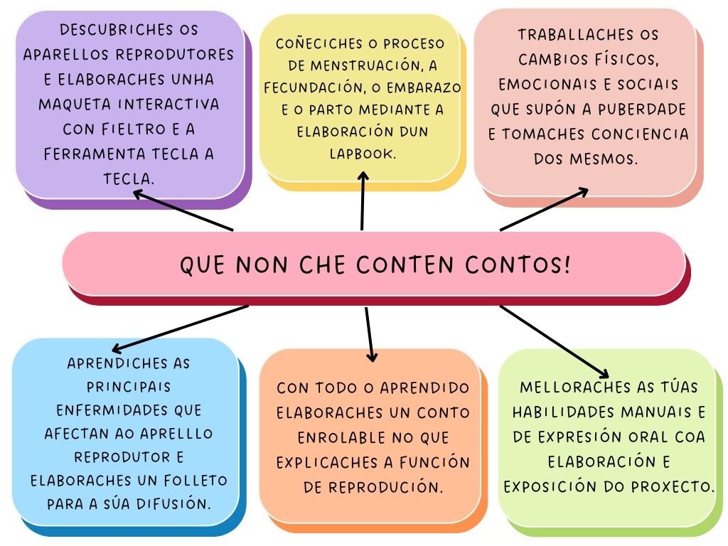 Infografía de resumo de todo o aprendido na situación de aprendizaxe