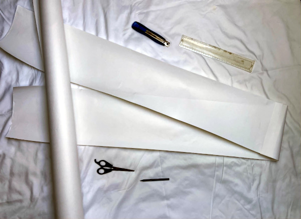 Paso 4: conto enrolable Fotografía do material para o cuarto paso para construír o conto enrolable.