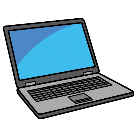 Pictograma dun ordenador.