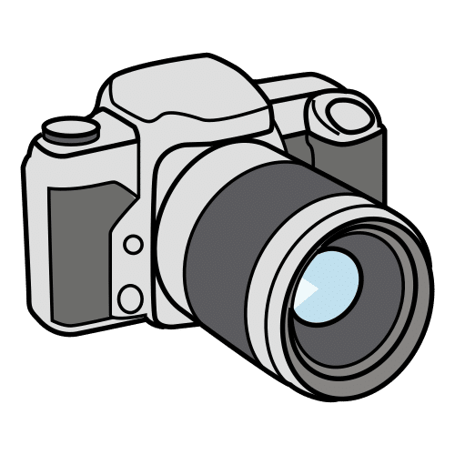 Pictograma dunha cámara fotográfica