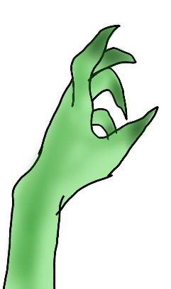 Debuxo da man de Frankenstein