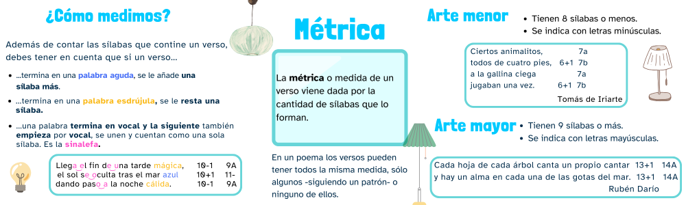 Infografía de la métrica