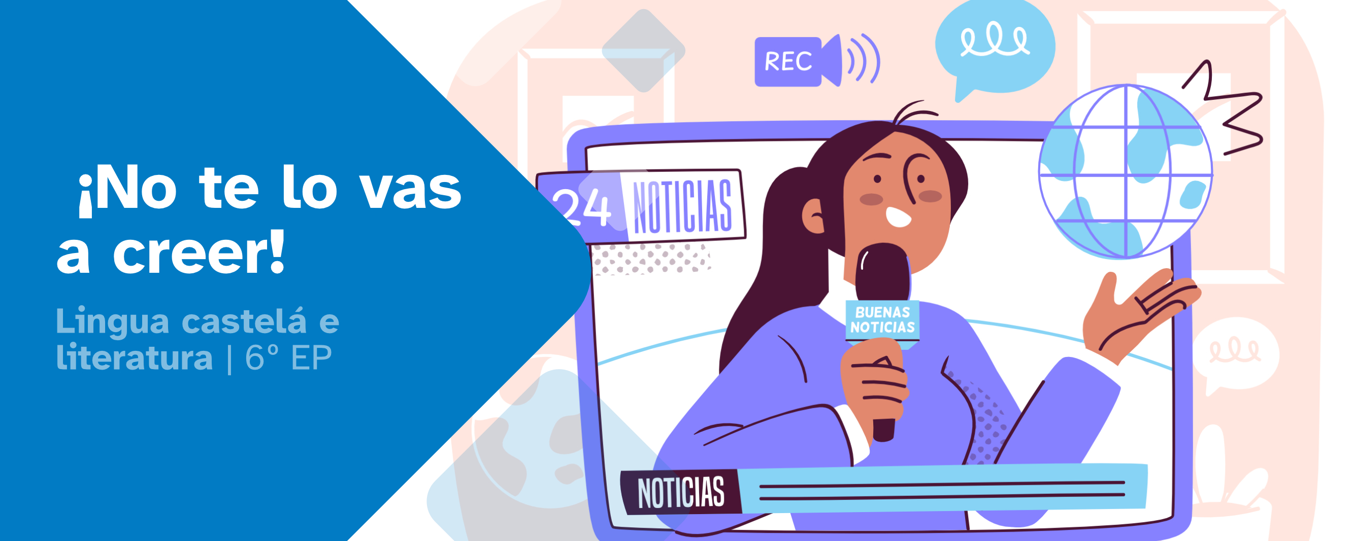 Portada REA Lengua Castellana y Literatura de 6º de Primaria (cREAgal)