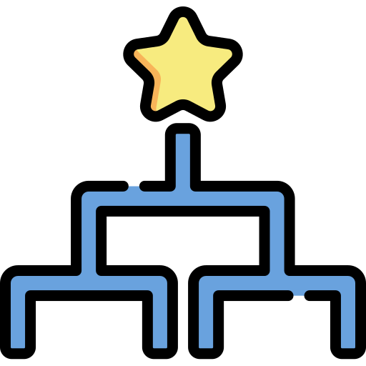 Icono de niveles con estrella