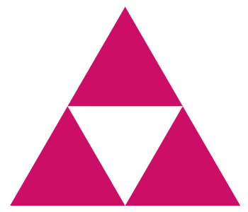 En la imagen se ve parte del modelo de Sierpinski