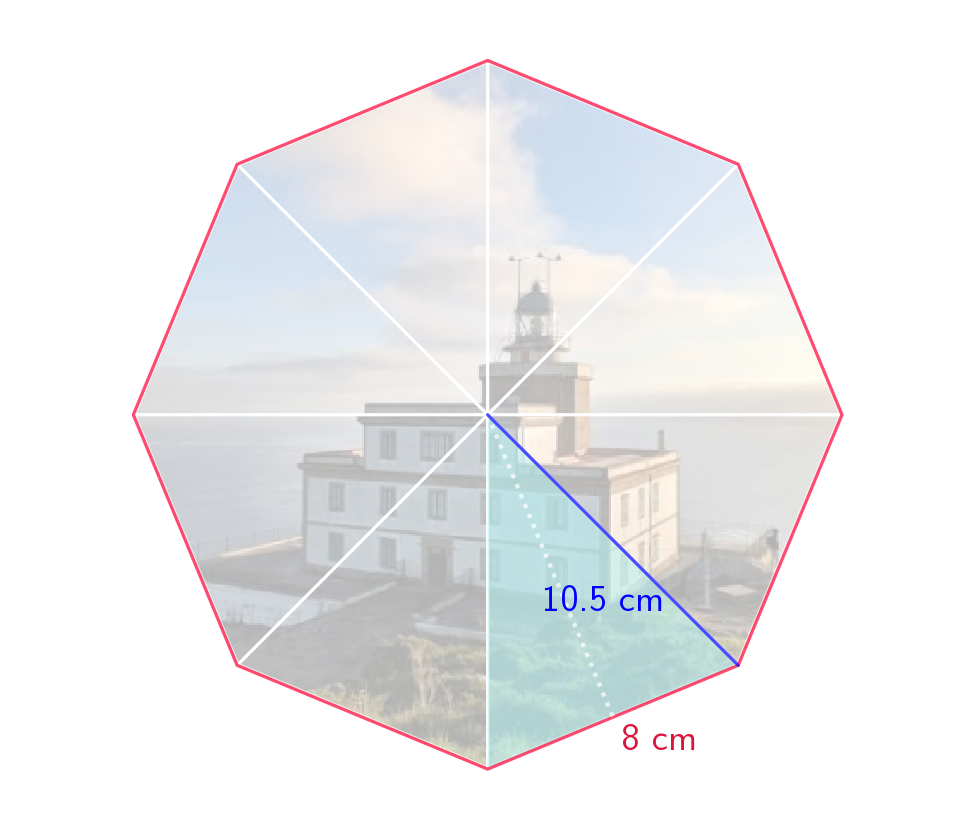 Postal octogonal de Cabo Fisterra