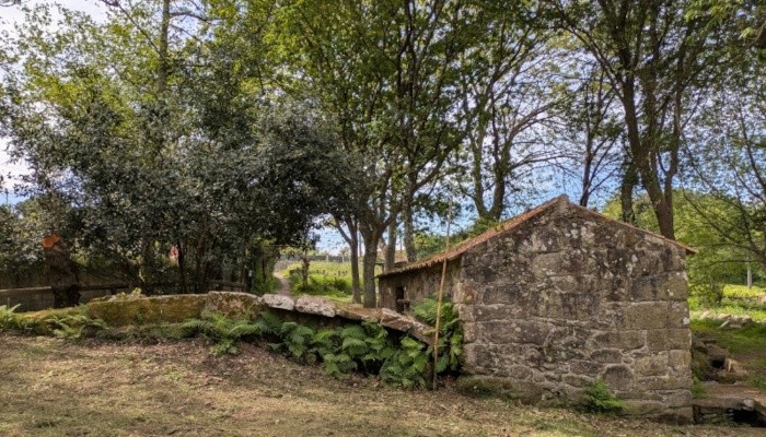 Lateral del Molino de Fausto, en Coiro, Cangas