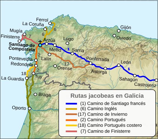 Rutas del Camino de Santiago