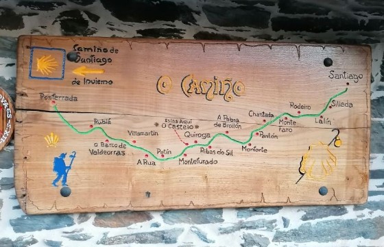 Cartel del Camino de Invierno en Quiroga