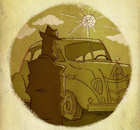 El detective Marlow se marcha