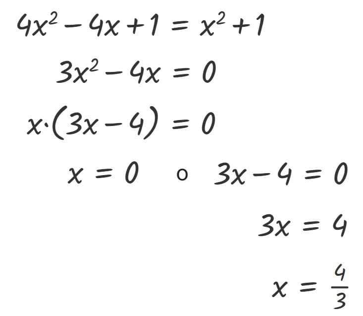 Ecuación incompleta c=0
