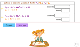 Cociente de Polinomios