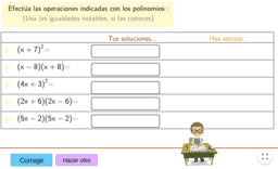 Igualdades Notables. Ejercicios