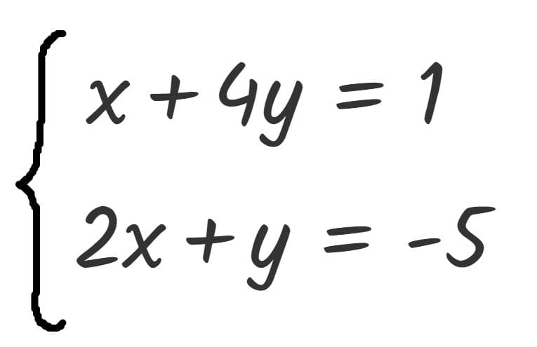 Ejemplo sistema ecuaciones
