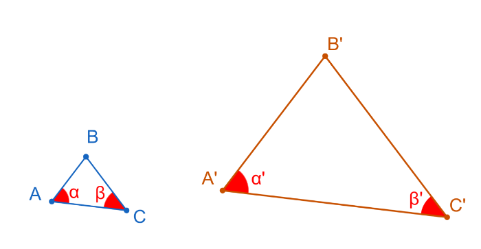 Triángulos semejantes