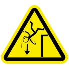 Señal de peligro caída