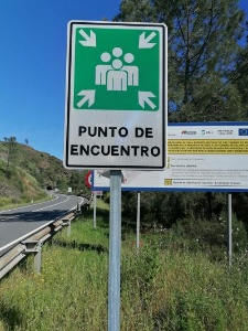 Señal punto de encuentro