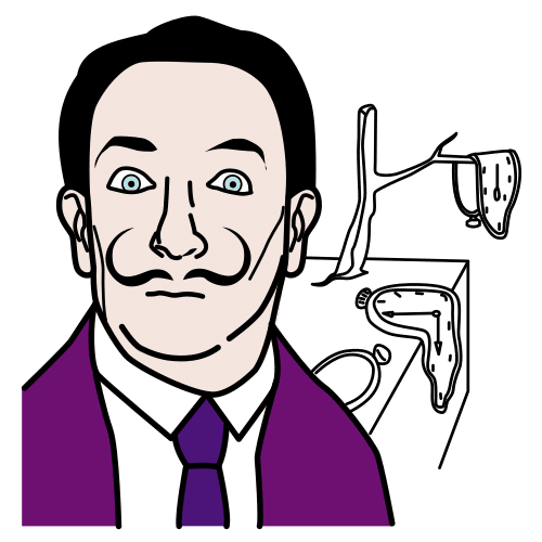 Dalí para representar o surrealismo