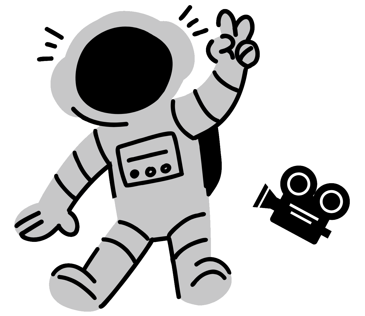 Vista dun obxecto ou personaxe dende abaixo