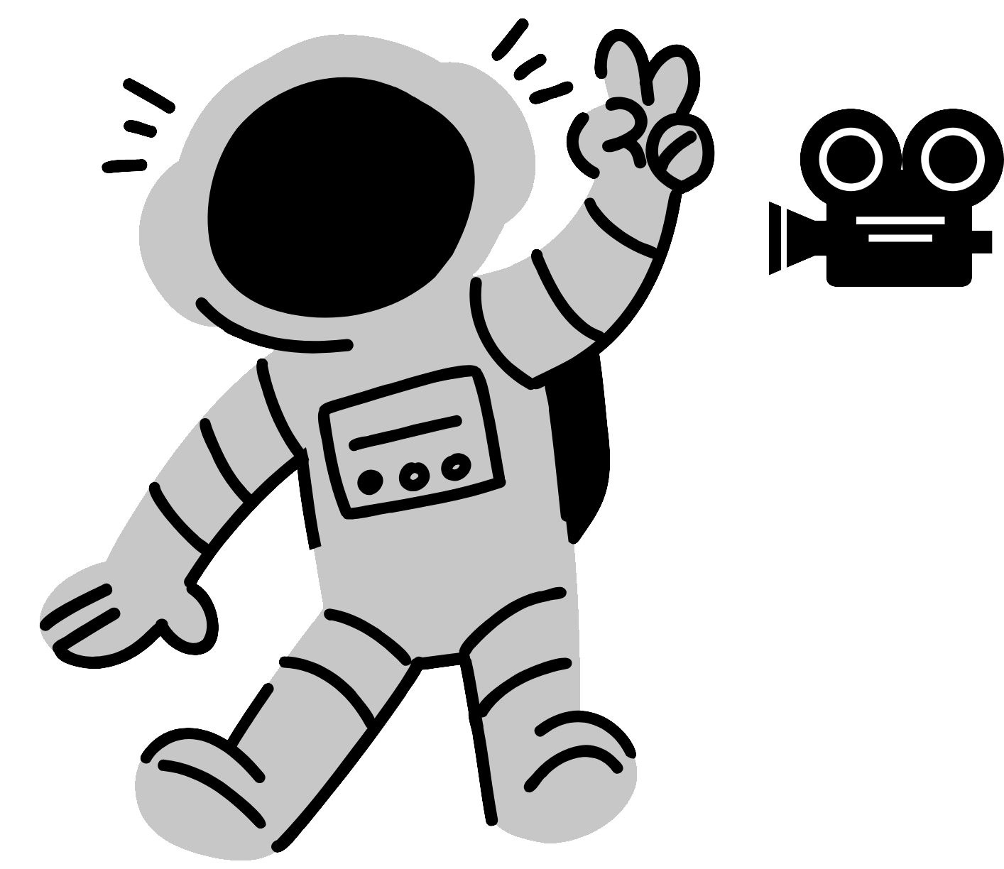 Vista dun obxecto ou personaxe dende a fronte á mesma altura