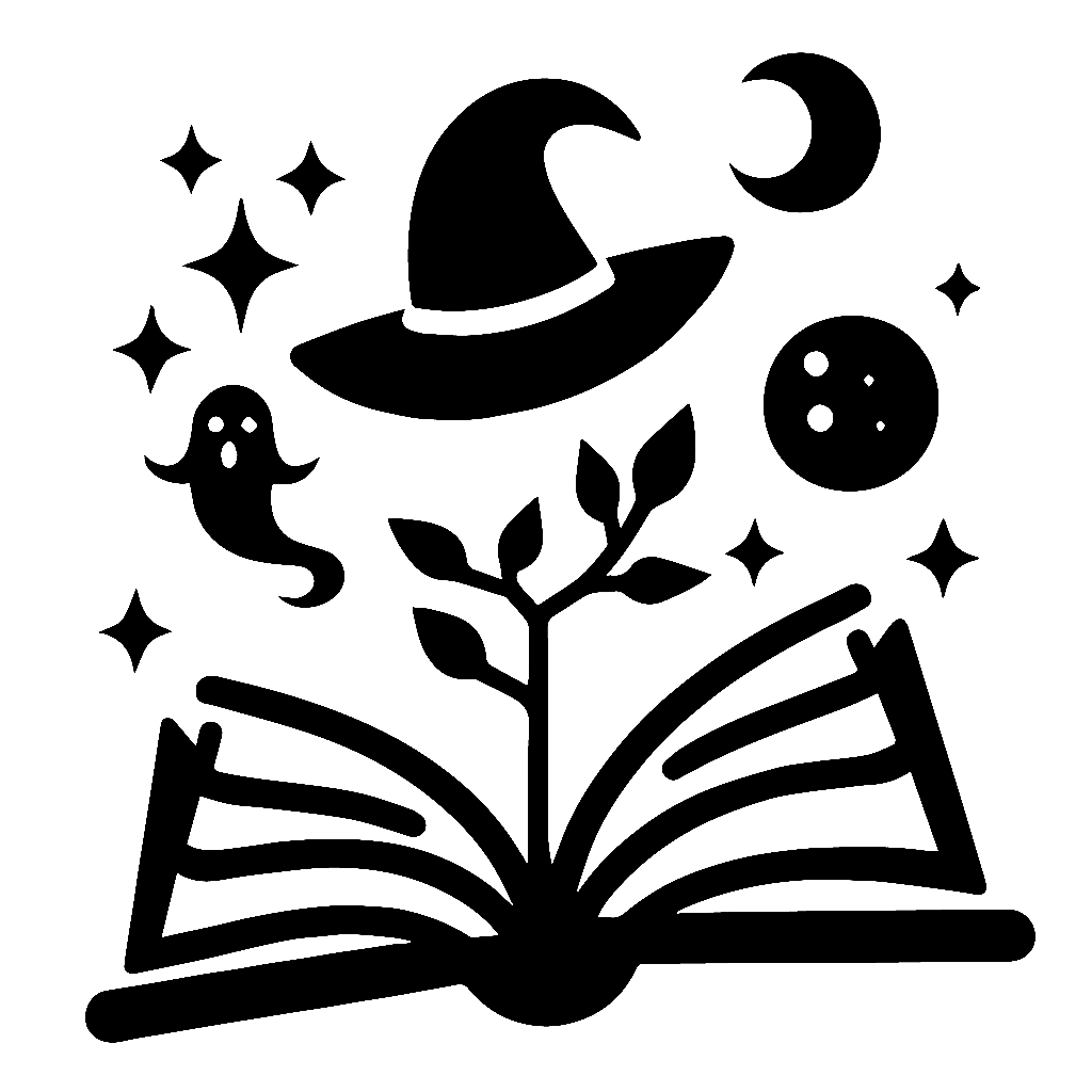 Libro máxico Ilustración dun libro máxico sobre lendas populares