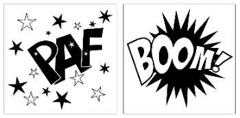 Onomatopeas PAF e BOOM