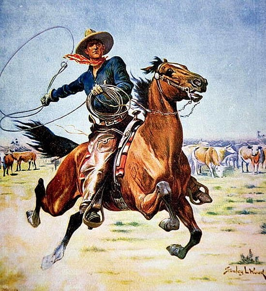 Escena típica de Western