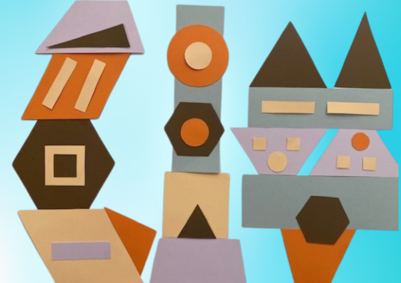 Cidade liñal 2 Cidade creada coas diferentes formas poligonais