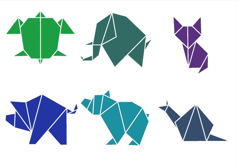 Exercicio de polinomios con papeis de cores