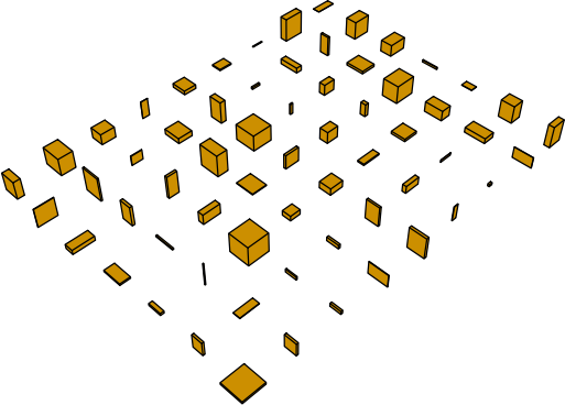 Caixas de diferentes tamaños para embalaxes