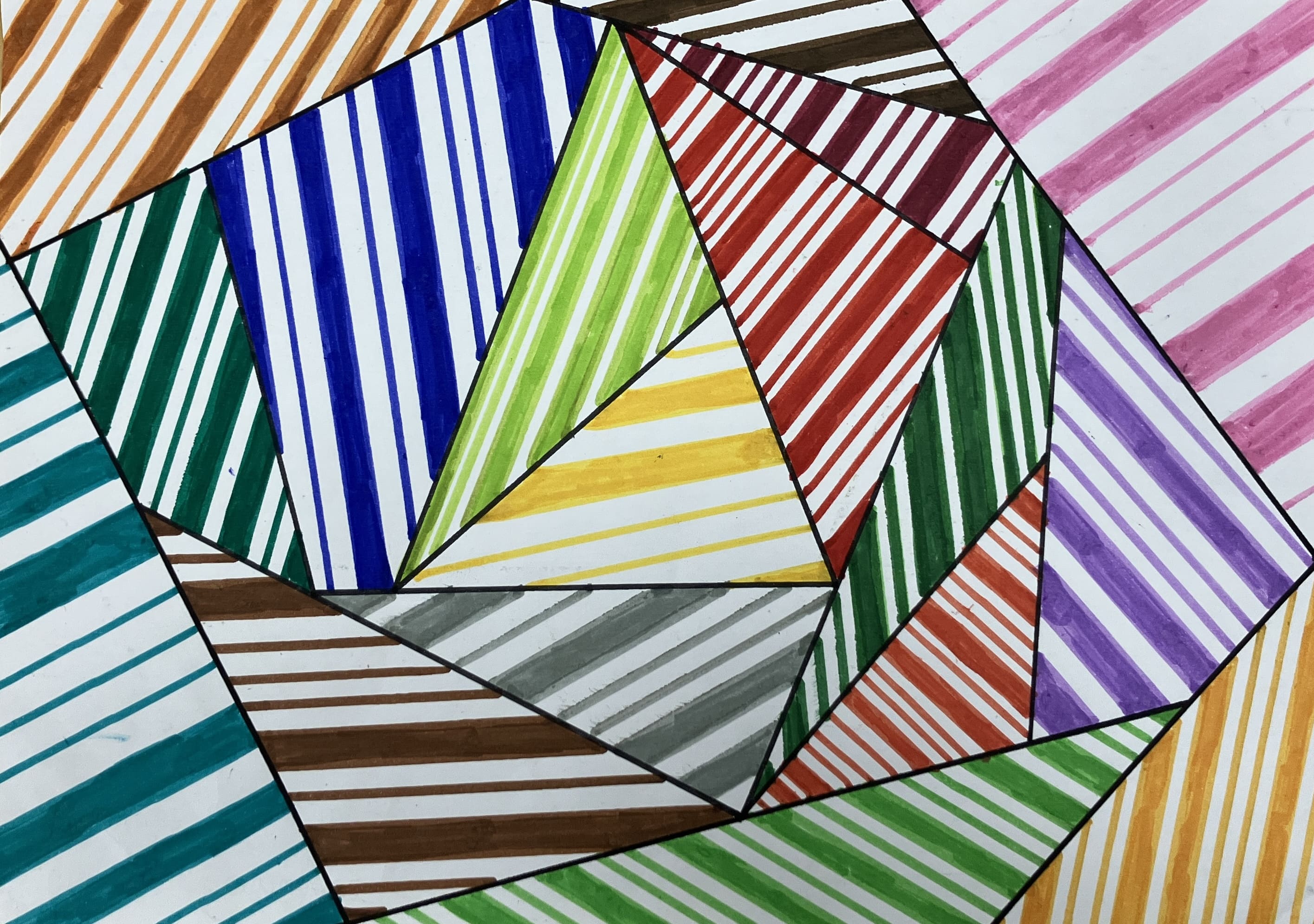 Imaxe dun exemplo do exercicio con paralelas