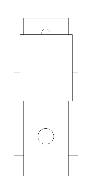 Representación en planta do obxecto como no sistema diédrico