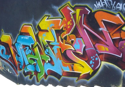 Graffiti para abrir a fase 4 do reto