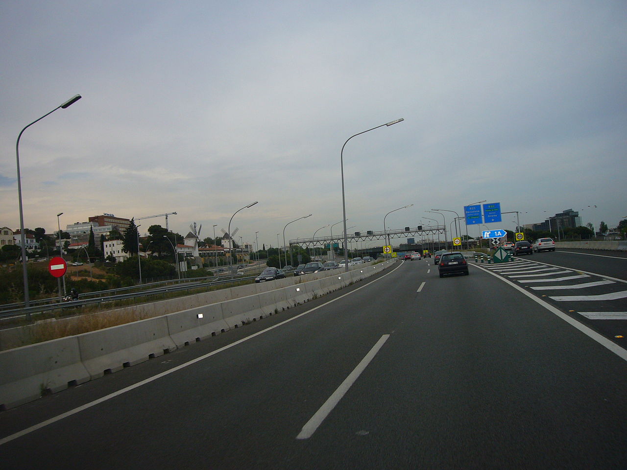 Vista da B-23 Esplugues de Llobregat