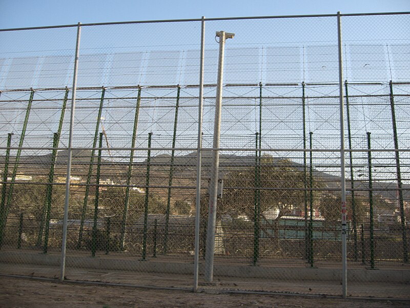 Fotografía do valo de Melilla