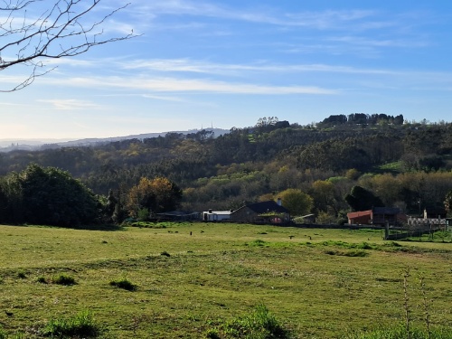 Fotografía da Aldea de Pousada, Santiago.