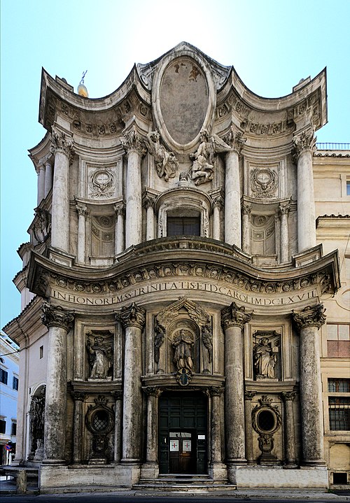 Borromini: Igrexa de San Carlos das Catro Fontes