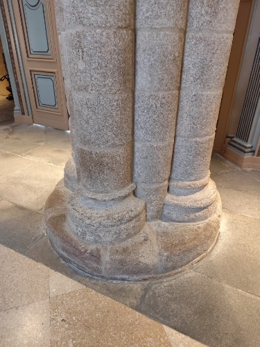 Fotografía so Piar da catedral de Santiago.