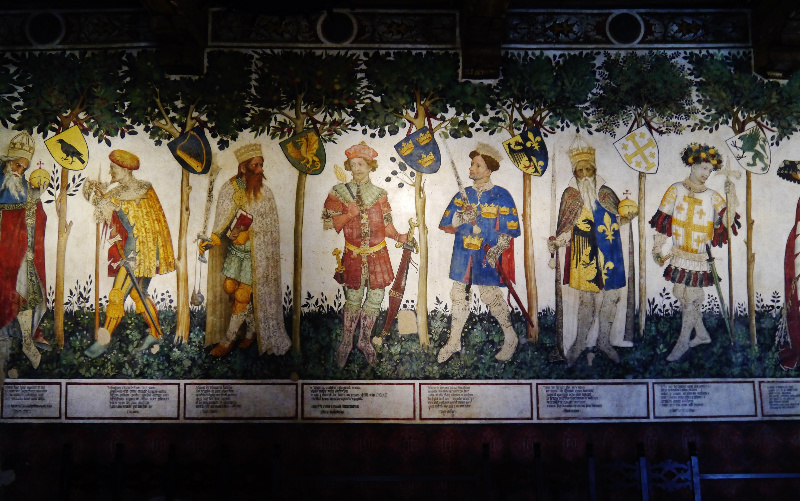 Imaxe dos Nove da Fama do Castelo da Manta, Italia