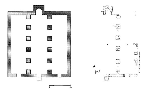 Debuxo dunha Planta dunha basílica