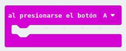 Ejemplo de código en lenguaje de programación de bloques