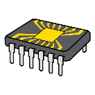 Pictograma microchip
